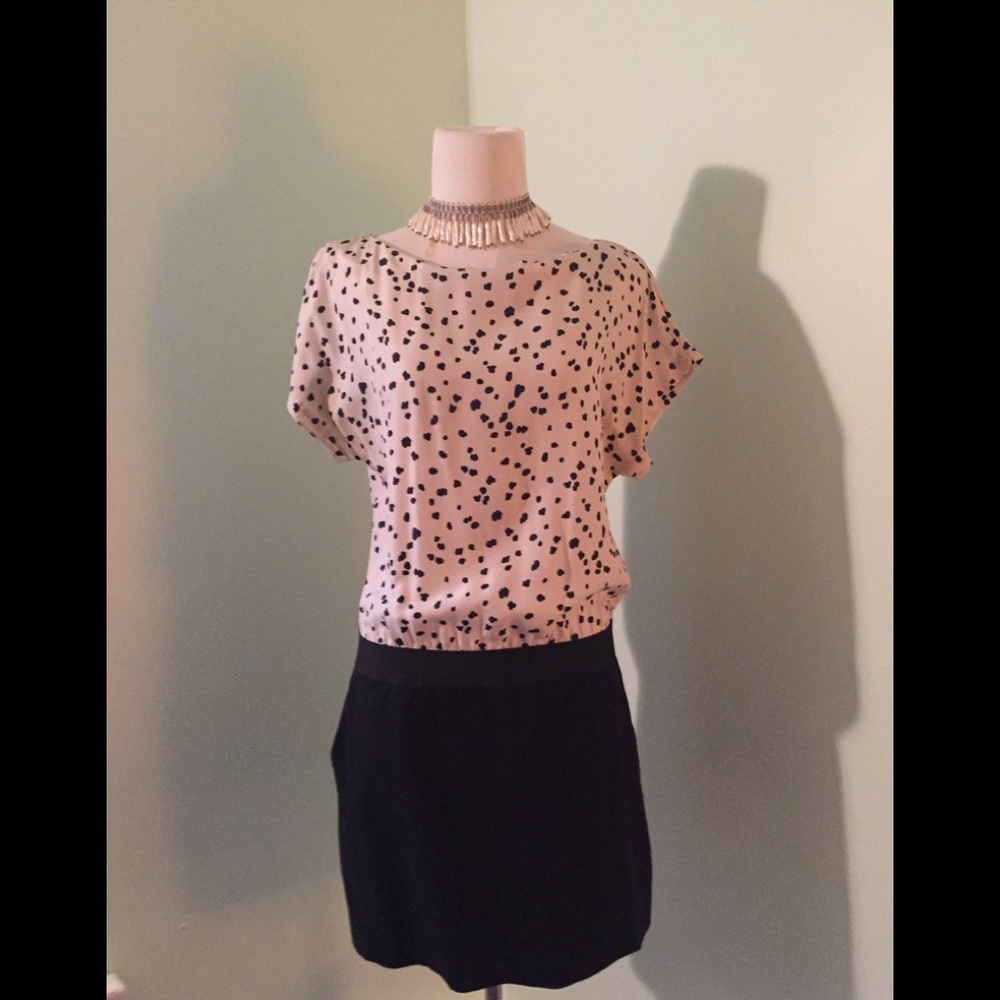 Theory Boat Neck Mini Dress w/ pockets